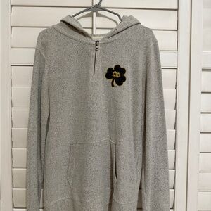 Notre Dame Gray Hooded Sweater